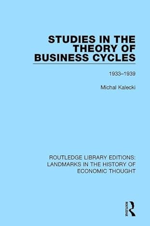 Studies in the Theory of Business Cycles: 1933-1939 - Orginal Pdf